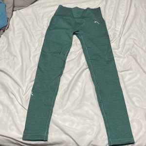 Oneractive classic seamless leggings mineral green marl small short